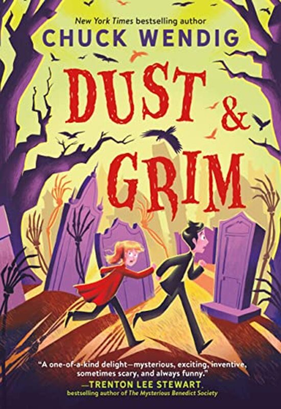 Book cover for "Dust and Grim" by Chuck Wendig