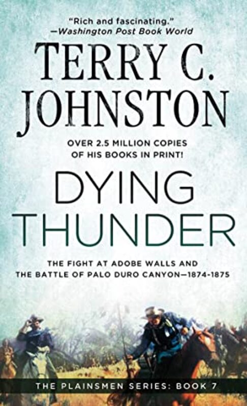 Book cover for "Dying Thunder" by Terry C Johnston