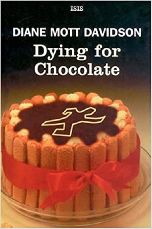 Book cover for "Dying for Chocolate" by Diane Mott Davidson