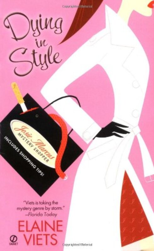 Book cover for "Dying in Style" by Elaine Viets