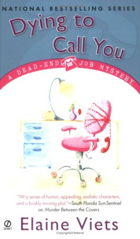 Book cover for "Dying to Call You" by Elaine Viets