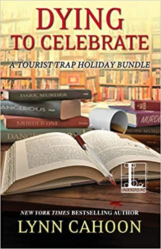 Book cover for "Dying to Celebrate" by Lynn Cahoon