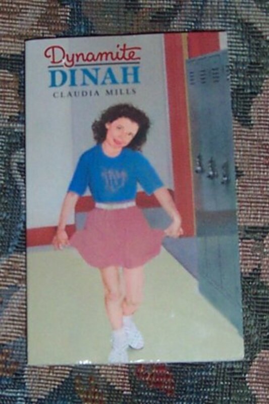 Book cover for "Dynamite Dinah" by Claudia Mills