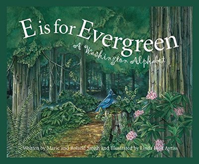 Book cover for "E is for Evergreen" by Roland Smith