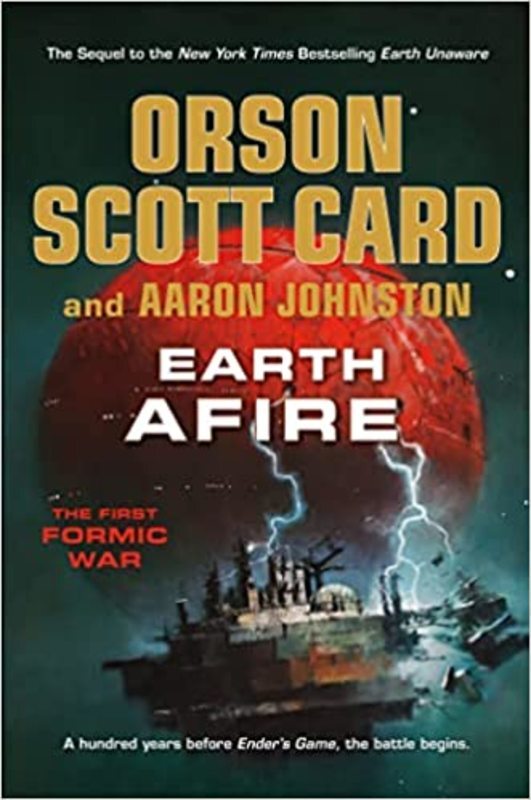Book cover for "Earth Afire" by Orson Scott Card