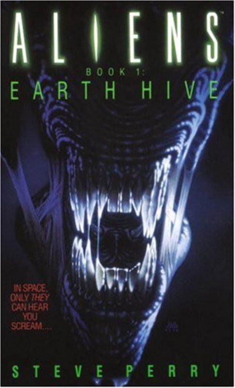 Book cover for "Earth Hive" by Steve Perry