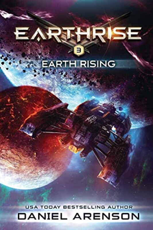Book cover for "Earth Rising" by Daniel Arenson