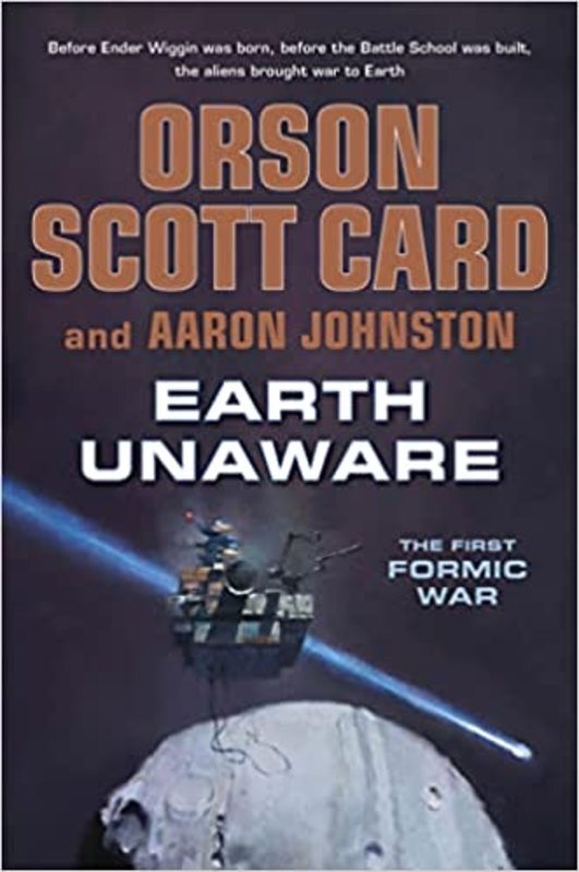 Book cover for "Earth Unaware" by Orson Scott Card