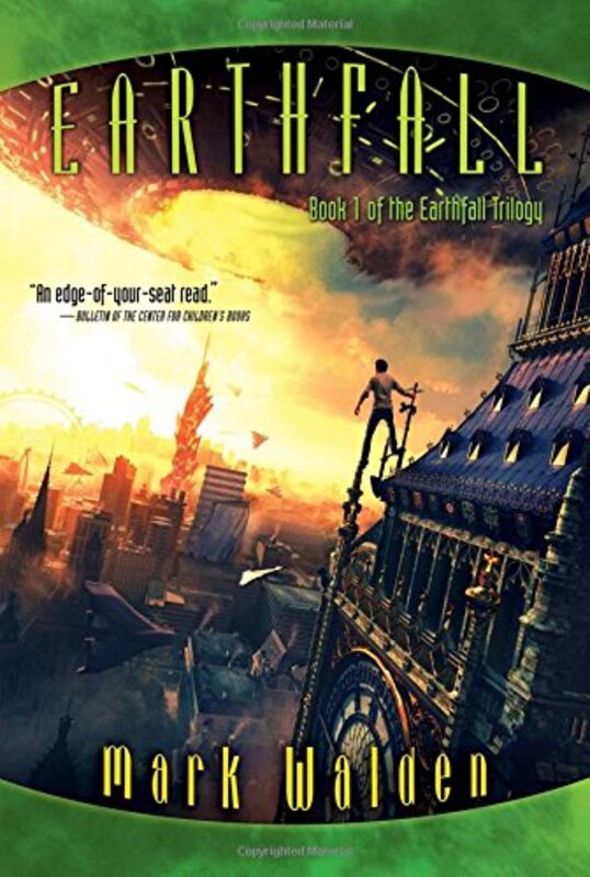 Book cover for "Earthfall" by Mark Walden