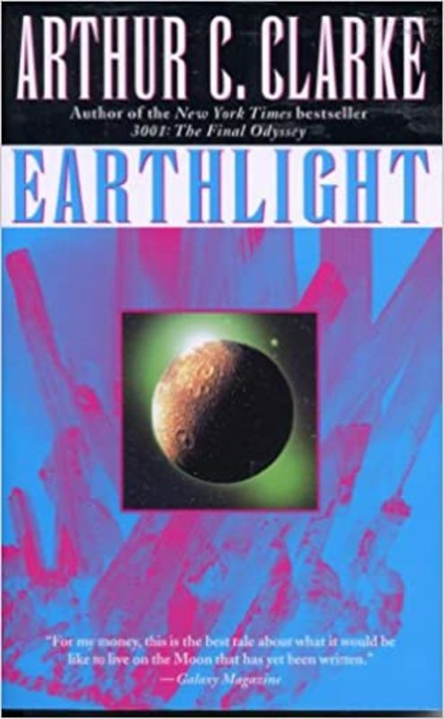 Book cover for "Earthlight" by Arthur C. Clarke