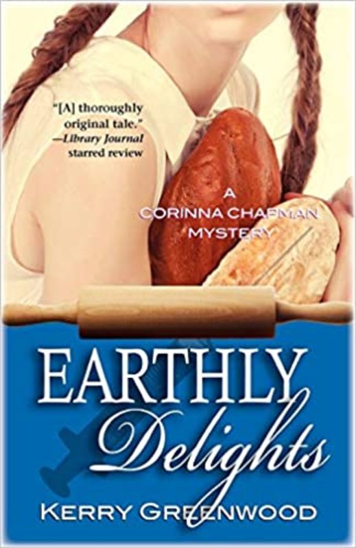 Book cover for "Earthly Delights" by Kerry Greenwood
