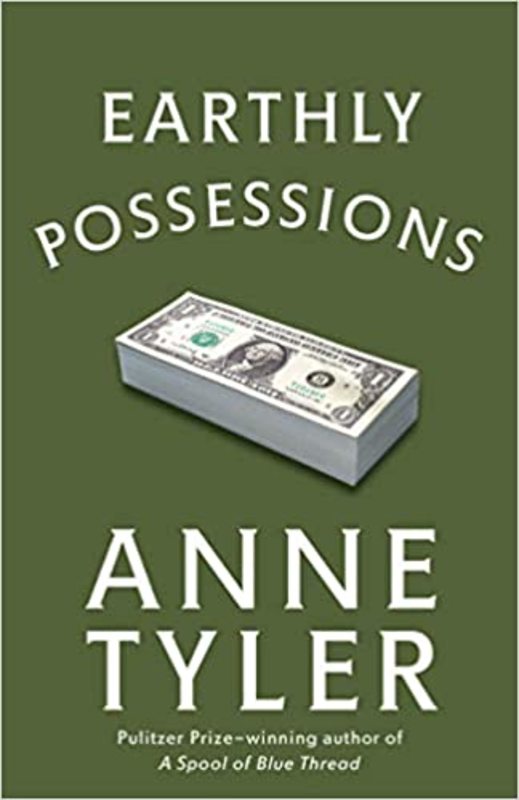 Book cover for "Earthly Possessions" by Anne Tyler