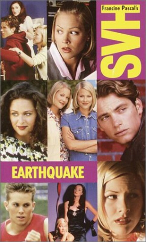 Book cover for "Earthquake" by Francine Pascal