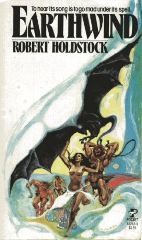 Book cover for "Earthwind" by Robert Holdstock