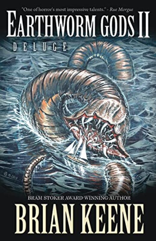 Book cover for "Earthworm Gods II: Deluge" by Brian Keene