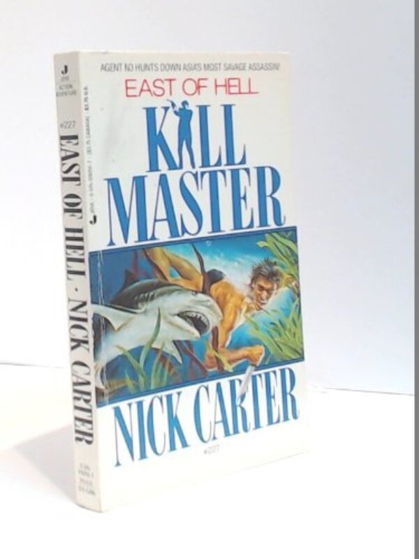 Book cover for "East of Hell" by Nick Carter