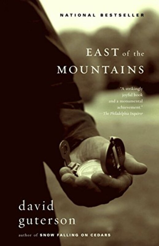 Book cover for "East of the Mountains" by David Guterson