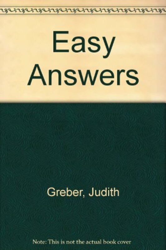 Book cover for "Easy Answers" by Gillian Roberts
