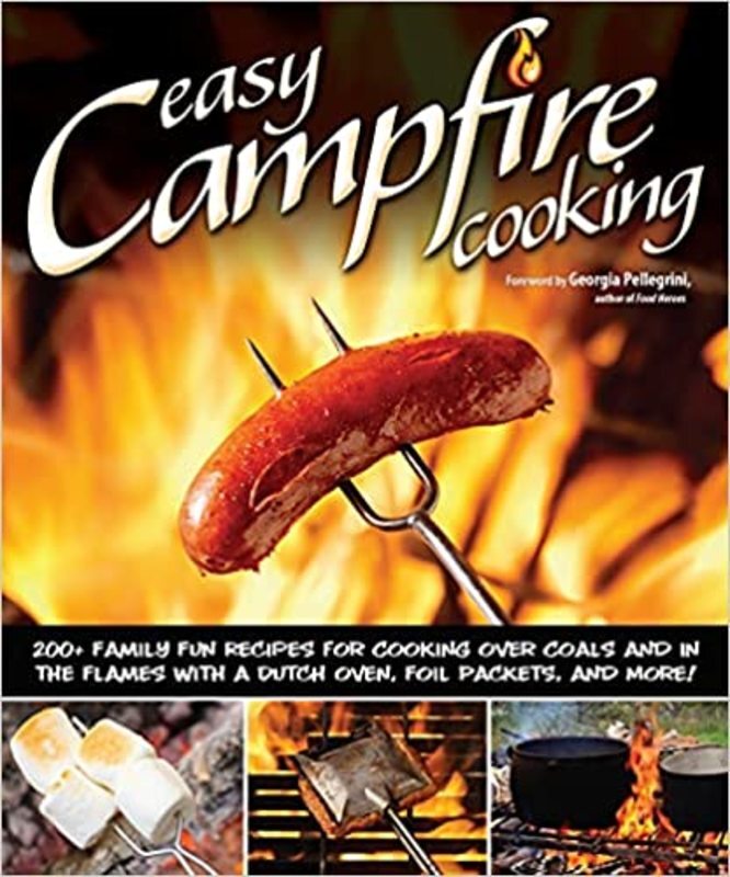 Book cover for "Easy Campfire Cooking" by Peg Couch