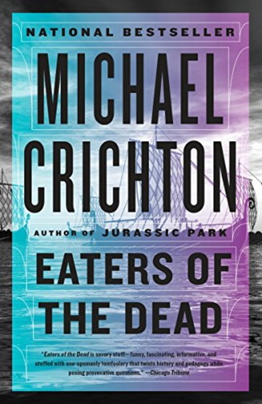 Book cover for "Eaters of the Dead" by Michael Crichton