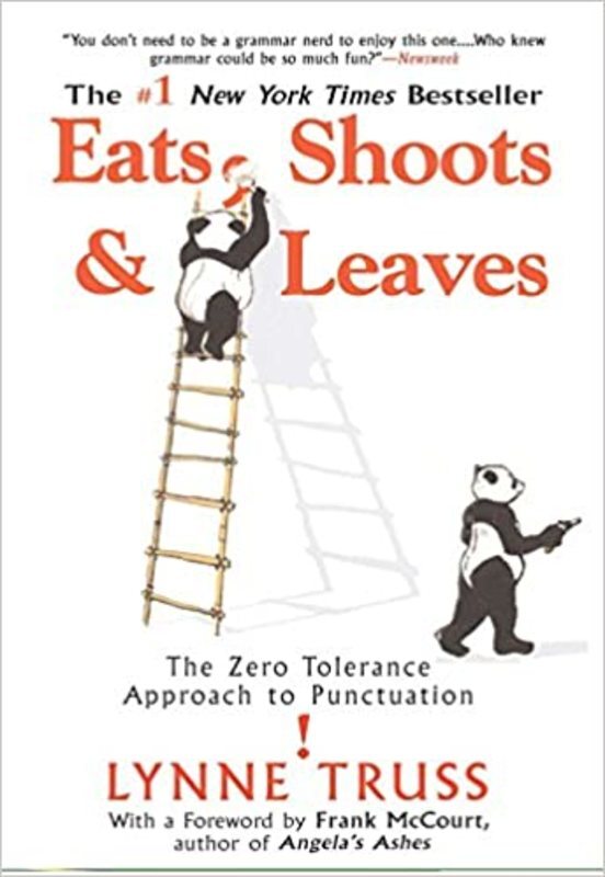 Book cover for "Eats, Shoots & Leaves" by Lynne Truss