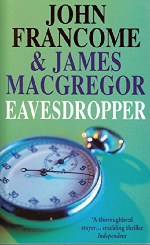 Book cover for "Eavesdropper" by John Francome