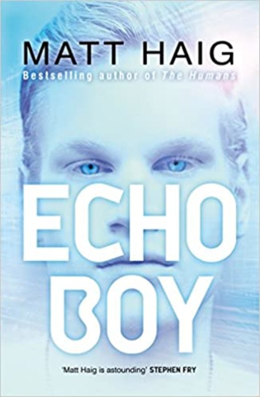 Book cover for "Echo Boy"