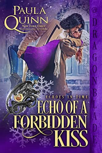 Book cover for "Echo of a Forbidden Kiss" by Paula Quinn