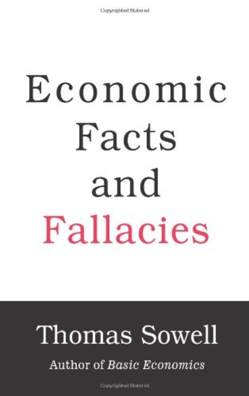 Book cover for "Economic Facts and Fallacies" by Thomas Sowell