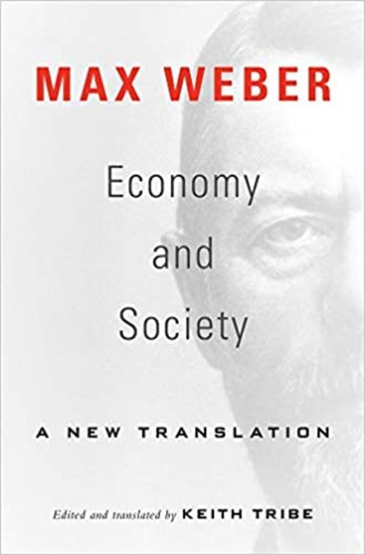 Book cover for "Economy and Society" by Max Weber