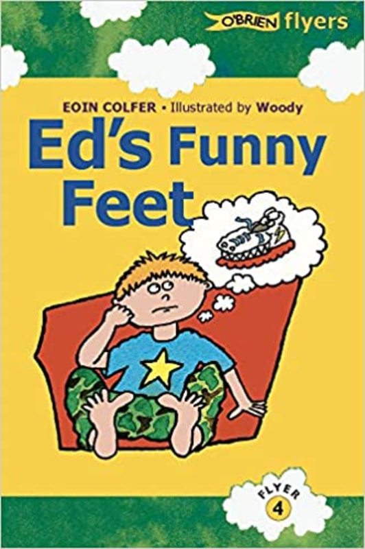 Book cover for "Ed's Funny Feet" by Eoin Colfer