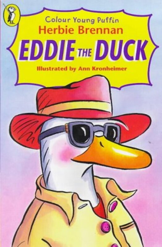 Book cover for "Eddie the Duck" by Herbie Brennan