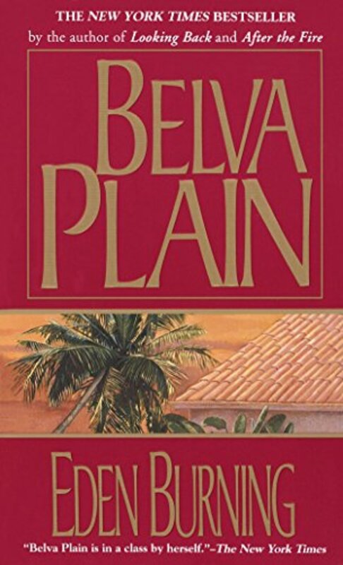 Book cover for "Eden Burning" by Belva Plain