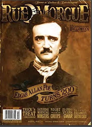 Book cover for "Edgar Allan Poe Turns 200: Halloween Comic Book" by Clive Barker