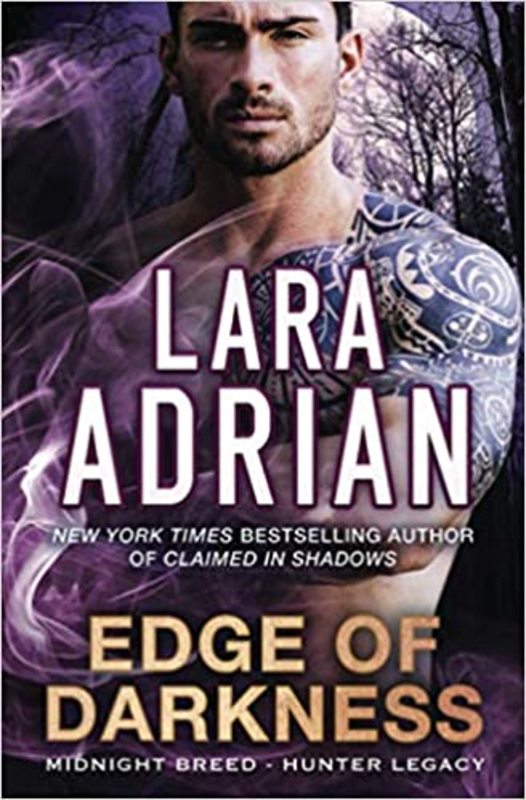 Book cover for "Edge of Darkness" by Lara Adrian