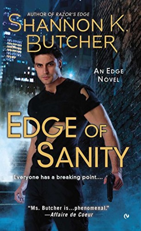 Book cover for "Edge of Sanity" by Shannon K Butcher