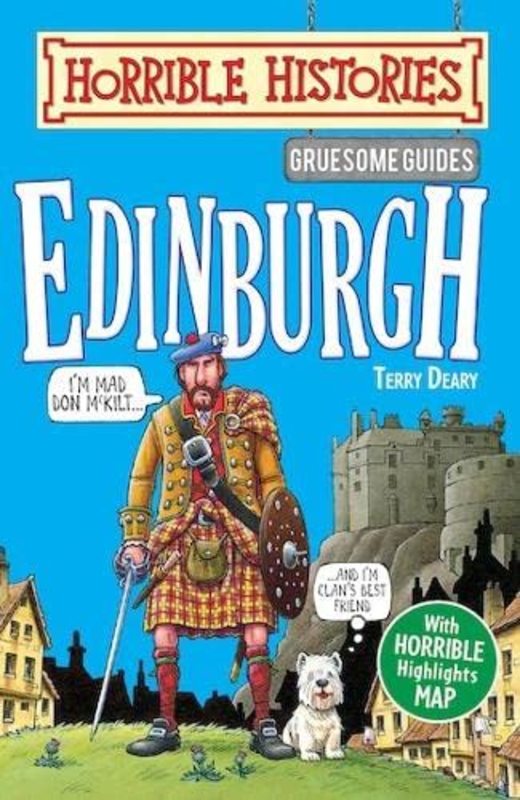Book cover for "Edinburgh" by Terry Deary