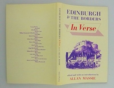 Book cover for "Edinburgh and The Borders, In Verse" by Allan Massie