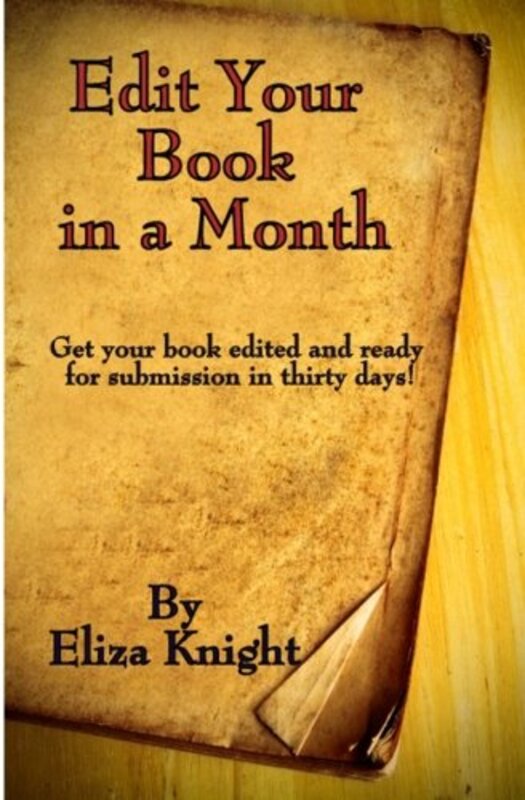 Book cover for "Edit Your Book in a Month" by Eliza Knight