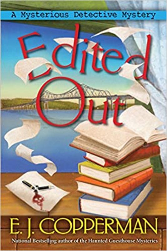 Book cover for "Edited Out" by E. J. Copperman