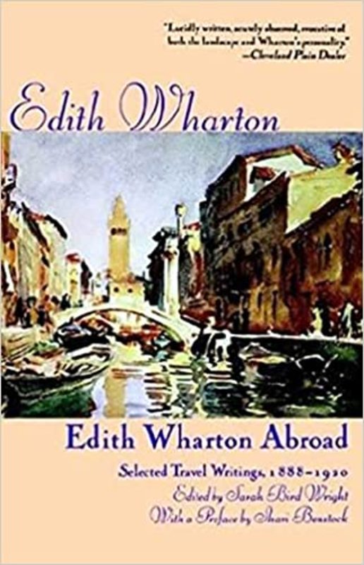 Book cover for "Edith Wharton Abroad" by Edith Wharton