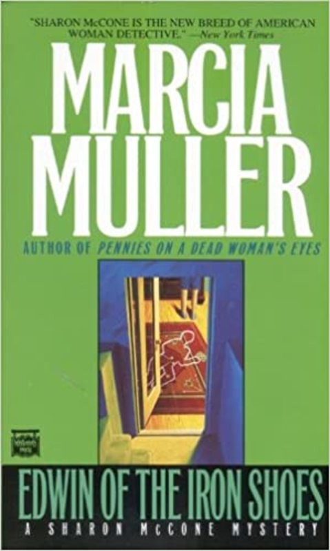Book cover for "Edwin of the Iron Shoes" by Marcia Muller