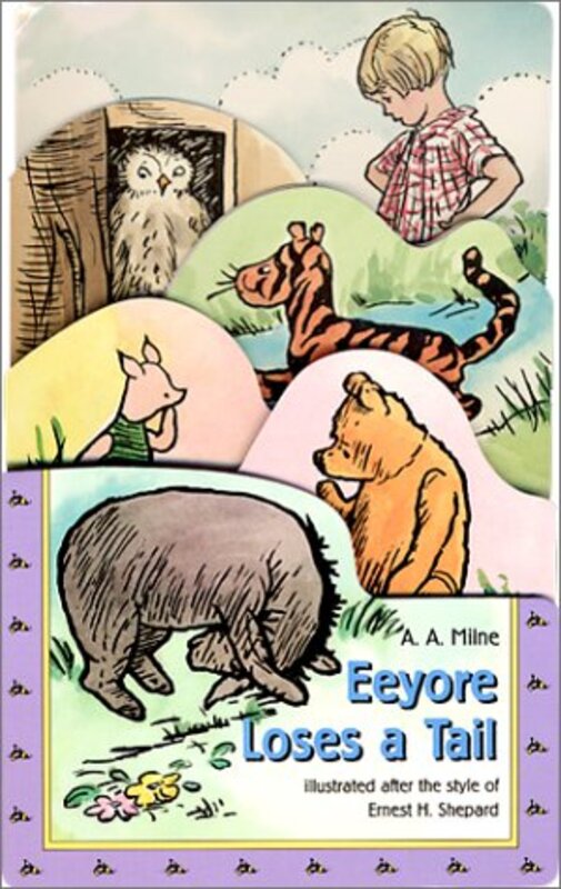 Book cover for "Eeyore Loses a Tail" by AA Milne