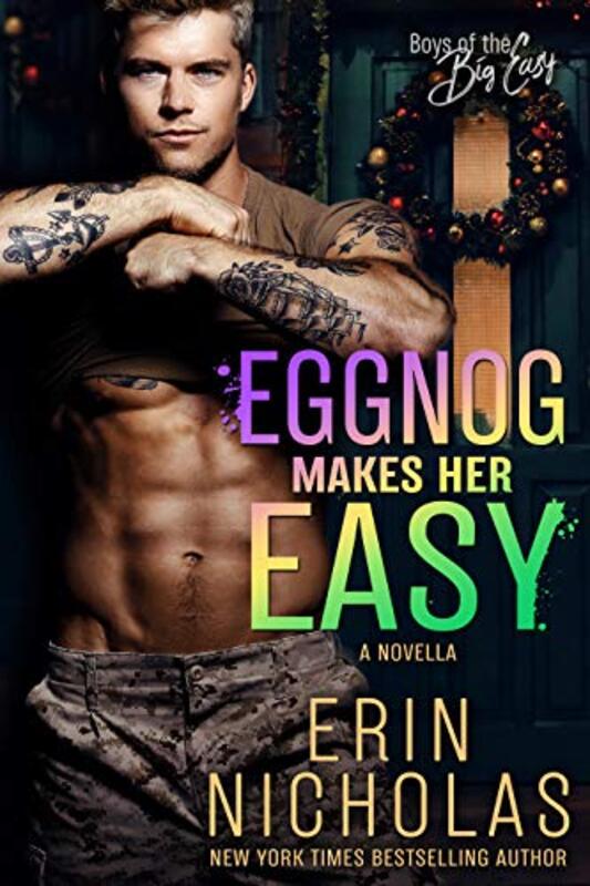 Book cover for "Eggnog Makes Her Easy" by Erin Nicholas