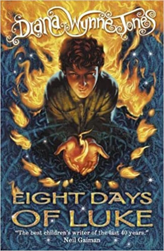 Book cover for "Eight Days of Luke" by Diana Wynne Jones