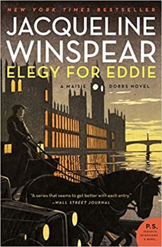 Book cover for "Elegy for Eddie" by Jacqueline Winspear