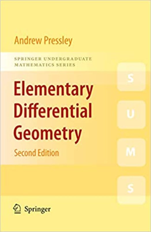 Book cover for "Elementary Differential Geometry" by A.N. Pressley