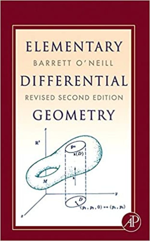Book cover for "Elementary Differential Geometry" by Barrett O'Neill