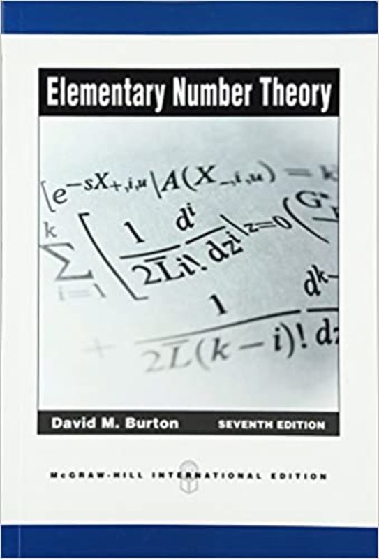 Book cover for "Elementary Number Theory" by David M. Burton