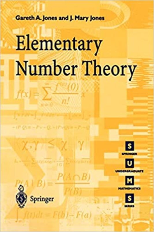 Book cover for "Elementary Number Theory" by Gareth A. Jones
